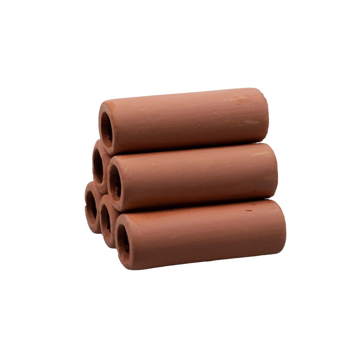 Ceramic decoration - pyramid with holes - for aquarium and terrarium 7cm