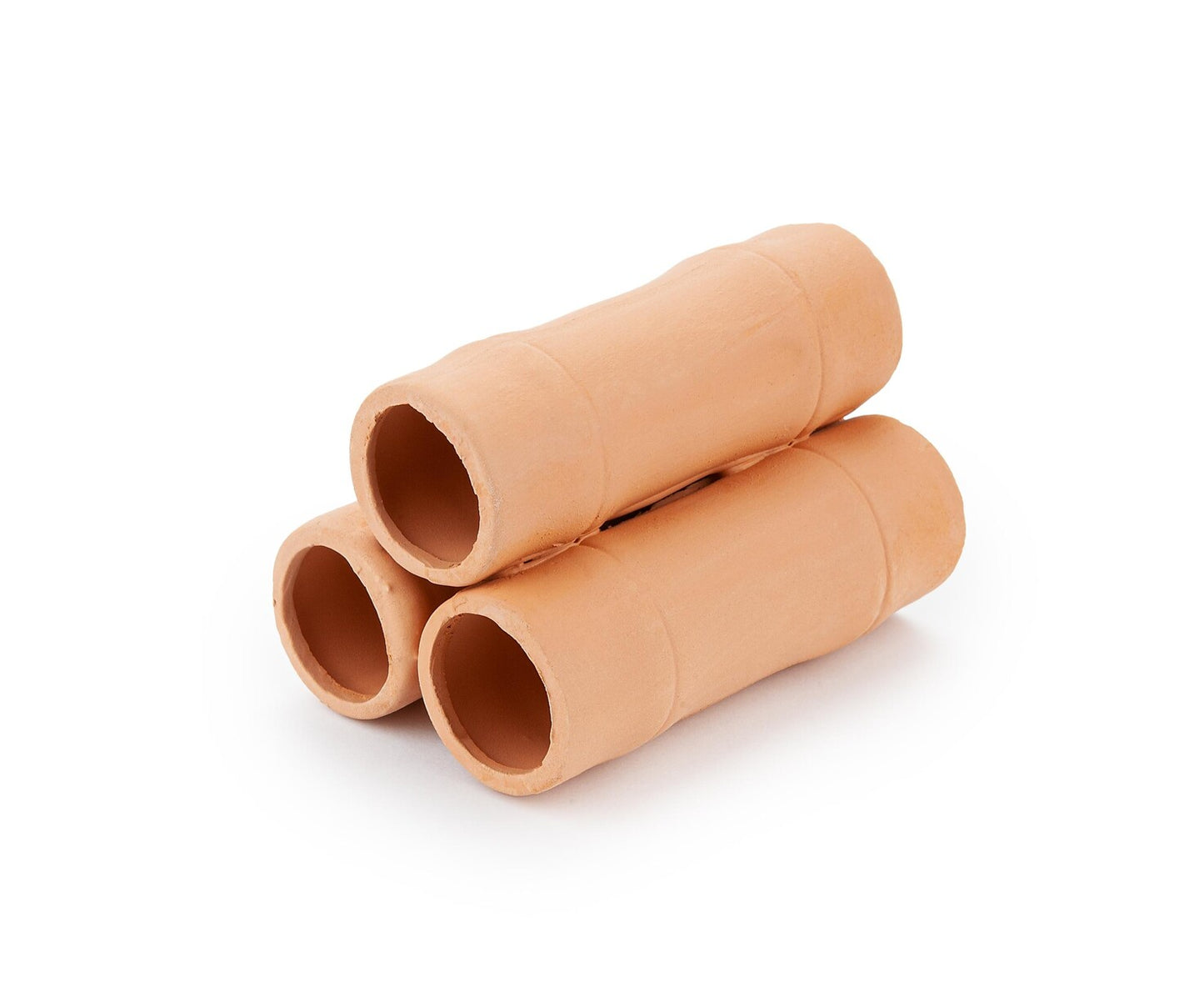 Ceramic pyramid decoration with holes for aquarium 9 cm